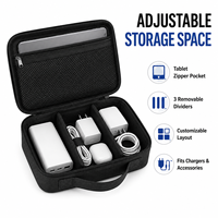 Étui Organisateur Électronique Personnalisé d'Usine 2016 Grande Capacité Sac de Rangement de Câbles de Voyage pour Téléphones Tablettes Chargeurs OEM ODM