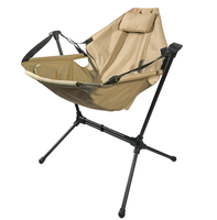 Balançoire hamac chaise de Camping vente en gros personnalisé léger et durable en aluminium matériel salon extérieur