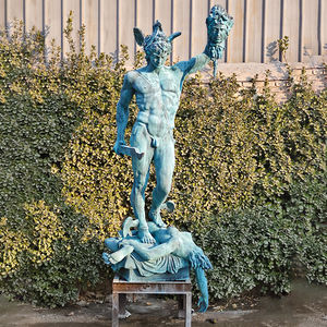 TREVIクラシックフィギュア像アンティークブロンズペルセウス彫刻メデューサ装飾屋外用 - Product Image 4