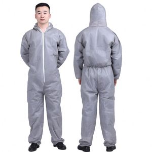 Hot Selling Disposable Coveralls Disposable SMS TYPE 5/6 Coverall Asbestos Proof Overall disposable coverall - Product Image 1