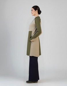 Kilang Jahit Pukal OEM Muslimah Casual Sports Hoodie Labuh Set Breathable Knitted Fabric Ex-factory Price Menutup Aurat OEM - Product Image 2