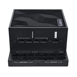 LIANLI EDGE750W Black L-Shape Platinum With <b>USB</b> <b>Hub</b> Fully-Modular ATX 3.1 PSU 750W Full Model <b>Power</b> Supply for PC Psu Black - Product Image 4