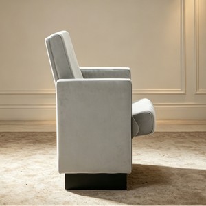 Silla de cine en casa HCSY HOME, gris claro P8129DB con reposabrazos para cine en casa y asientos de auditorio - Product Image 2