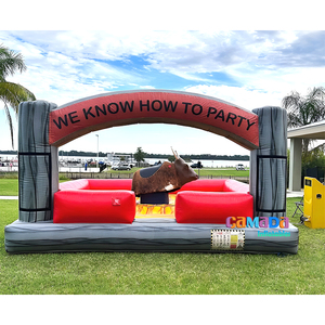 Matelas gonflable Rodeo Bounce House, jeux gonflables pour <span class=keywords><strong>location</strong></span> de fête, <span class=keywords><strong>machine</strong></span> à <span class=keywords><strong>taureau</strong></span> mécanique pour adultes et enfants - Product Image 1