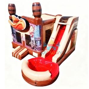 Castillo Inflable Vaquero del Oeste, Combo de Casa de Brinco con Tobogán con Temática del Oeste para Fiestas Infantiles - Product Image 4