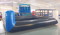 Terrain de combat gonflable portable personnalisé pour jeu de lutte arène sportive pour enfants et adultes ring de boxe gonflable et étanche à l'air