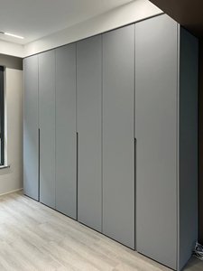 Nuovo <span class=keywords><strong>Armadio</strong></span> Portatile Regolabile su Misura con Comodino, Guardaroba a Porta Singola a Tutta Altezza per Villa e Hotel - Product Image 5