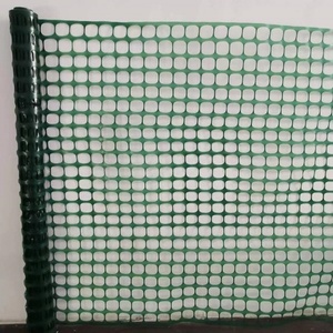 Filet de protection contre la neige en polyéthylène plastique vert/orange 4 pieds x 50 pieds - Product Image 1