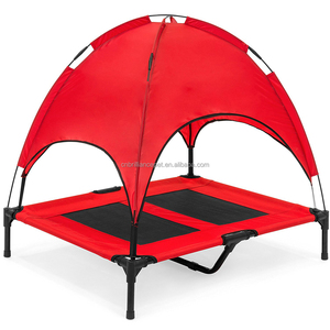 Elevated Portable Dog Cot Cooling <strong>Pet</strong> <strong>Bed</strong> With Canopy Shade - Product Image 5