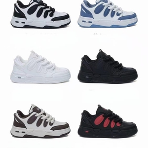 Zapatos Deportivos Casuales para Hombre, Estilo Dad Shoes, de Caña Baja, Tacón Plano, Color Sólido, Negro, Blanco, Azul, Marrón Arroz, Negro, Rojo, Tallas 39-45 - Product Image 1