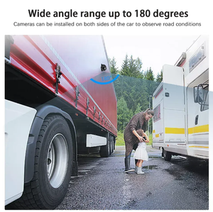 Mini 4PIN AHD 1080P Camión Caravana 180 Grados Visión nocturna Carcasa de metal Vista trasera lateral Cámara de respaldo de marcha atrás Cámara impermeable IP69 - Product Image 3
