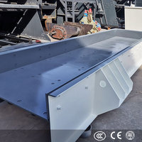 Alimentador Vibratorio Lineal Grizzly Hopper de Acero Inoxidable de Bajo Costo con Motor para Trituradora de Piedra