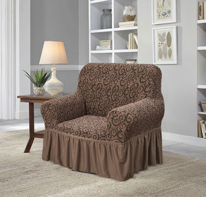 ผ้าคลุมโซฟาผ้ายืดหยุ่นผ้าแจ็คการ์ด3-Seater ซักได้พร้อมลวดลายเรขาคณิตปี2024 - Product Image 3