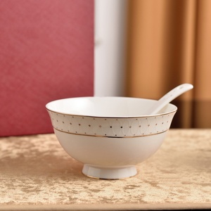 Juego de vajilla de cerámica de lujo, porcelana, utensilios de cocina, platos de café seguros, juego de platos, tazones y cucharas - Product Image 4