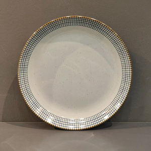 Assiette en <span class=keywords><strong>mélamine</strong></span> plastique à carreaux bleus de 11 pouces, écologique, passe au lave-<span class=keywords><strong>vaisselle</strong></span> <span class=keywords><strong>et</strong></span> au <span class=keywords><strong>micro</strong></span>-ondes, sans BPA, <span class=keywords><strong>vaisselle</strong></span> pour les rassemblements à domicile - Product Image 5