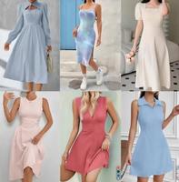 Liquidation de vêtements : Lots mixtes de vêtements pour femmes, stock de fournisseur, robes décontractées en gros, envoi aléatoire