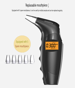Testeur respiratoire haute sensibilité à affichage numérique LED, version vocale, mini testeur d'alcool <span class=keywords><strong>Ethylotest</strong></span> portable sans contact - Product Image 4
