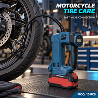Gonfleur de pneus sans fil industriel avec écran numérique, moteur sans balais, tuyau flexible, pompe à air portable alimentée par batterie pour voiture