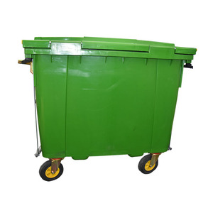 Wheely डिब्बे और सामान 660 लीटर प्लास्टिक कचरे के डिब्बे 660L मोबाइल कचरा बिन राक्षस बिन - Product Image 2