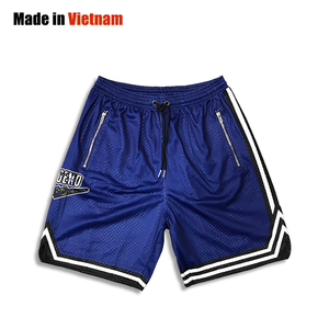 Pantalones cortos de baloncesto de Vietnam, ropa de calle de malla, diseño de sublimación, pantalones cortos de baloncesto deportivos transpirables para hombres - Product Image 1