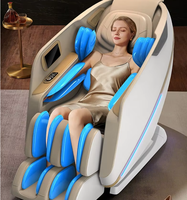 Fauteuil de massage de luxe 2025 avec écran LCD intégré Fauteuil de massage complet du corps à gravité zéro avec massage