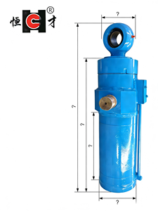 رافعة هيدروليكية صناعية ثقيلة مزدوجة الفعل HSG80 مع فتحات مزدوجة للقفل - Product Image 5