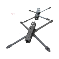 Kit de cadre de drone de course FPV Mark4 7 pouces 295 mm en fibre de carbone pour freestyle, avec bras de 5 mm et application pour caméra