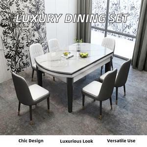 Juego <span class=keywords><strong>de</strong></span> Mesa y Sillas <span class=keywords><strong>de</strong></span> Comedor <span class=keywords><strong>de</strong></span> <span class=keywords><strong>Madera</strong></span> <span class=keywords><strong>de</strong></span> 4 Piezas, Moderno y <span class=keywords><strong>de</strong></span> Lujo, <span class=keywords><strong>Precio</strong></span> Razonable, Plegable, Muebles para el Hogar, para Uso en Hoteles, Apartamentos y Comedores - Product Image 3