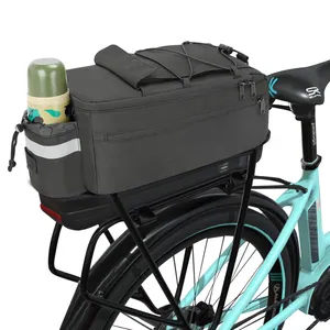 Bolsa de almacenamiento de alimentos para bicicleta de viaje impermeable bolsa de asiento de almacenamiento de bicicleta personalizada