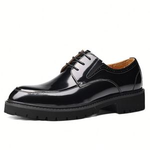 Top Luxury Designer Genuine Leather Shoes Men Casual Loafer Shoes <b>Old</b> Fashion High Quality Handmade Leather Shoes - Product Image 4