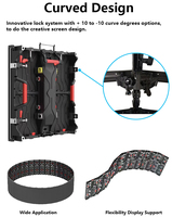 Venta caliente HD KTV DJ Concierto Escenario Media Fondo P1.9 P2.6 P2.9 Pantalla LED Alquiler Pantalla Led