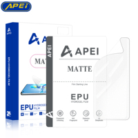 Film hydrogel EPU découpable de haute qualité 180*120mm, finition mate HD, flexible, pour toutes les machines de découpe, protection d'écran universelle