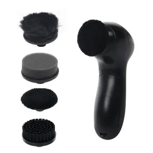 Nettoyage du cuir à usage domestique brosse éclaircissante et brillante nettoyeur de chaussures électrique portable pour polisseuse de chaussures