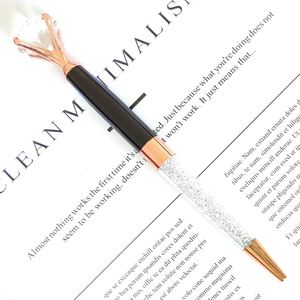 Diamond Crystal Stylo Custom Logo Laser Engraved <b>Ballpoint</b> <b>Pen</b> Personalized Lucky Crystal Gift Wholesale Promotional Office <b>Pens</b> - Product Image 3