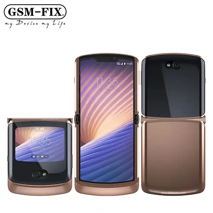 GSM-FIX for RAZR 2 XT2071 2020工場ロック解除オリジナル折りたたみ式Androidタッチスクリーン携帯電話スマートフォン