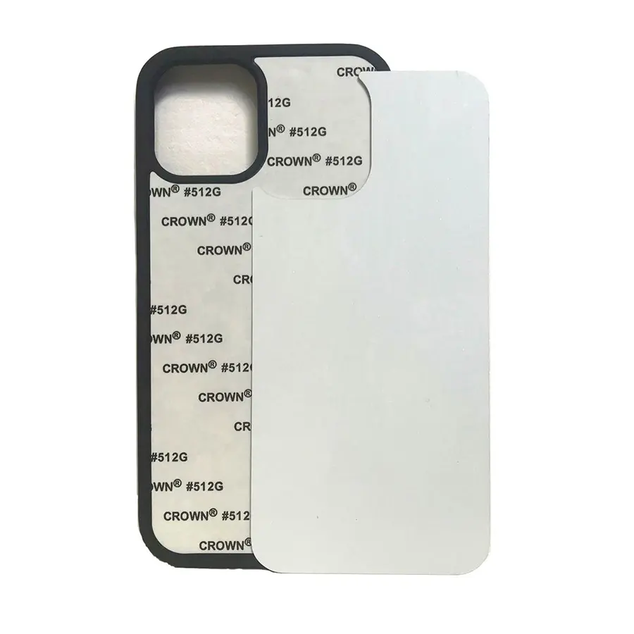 Cell Phone Case Blank Sublimation Tpu Pc With Aluminum Sheet Sublimation Blanks For Iphone 14 Pro Max For Iphone 13 12