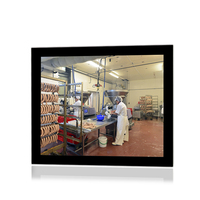 PC Industrial de Panel Táctil Integrado de 17 Pulgadas, Acero Inoxidable, Totalmente Cerrado, Montaje en Pared, IP66 Impermeable, Sin Ventilador