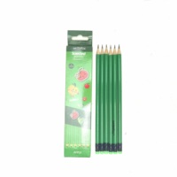 Papeterie promotionnelle parfum fraise HB 2 b crayon crayon en bois Chine gros en vrac parfum personnalisé enfants