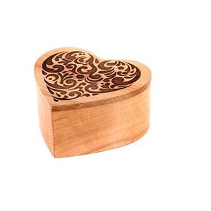MODERN DESIGNER NEW LOOK <b>WOODEN</b> PET <b>URNS</b> <b>FOR</b> PET <b>ASHES</b> HEART LOOKS DESIGN CREMATION <b>URNS</b> - Product Image 4