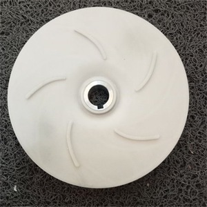 Turbine de pompe centrifuge Knoll 18274, type fermé, 4 pales courbées, en résine blanche, usage industriel - Product Image 1