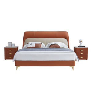 <span class=keywords><strong>Serie</strong></span> de Muebles para Dormitorio Diseñados para Pedidos al por Mayor Distribución Internacional Venta al por Mayor Cama Tapizada en Cuero - Product Image 6