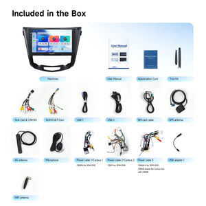 Dasaita Car Audio Multimedia Android13 Radio Stereo Car Screen <span class=keywords><strong>Navigation</strong></span> Head Unit pour <span class=keywords><strong>Nissan</strong></span> X-Trail <span class=keywords><strong>Qashqai</strong></span> Rogue 2014-2020 - Product Image 6
