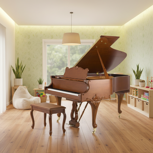 <span class=keywords><strong>Piano</strong></span> à queue brun personnalisé avec marteau mécanique chinois, fond de caisse en bois massif et 88 touches - Product Image 5