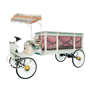 Cercueil électrique rétro classique vintage à 4 roues, design élégant de voiture ancienne pour usage en salon funéraire - Product Image 3