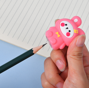 Sacapuntas de Plástico con Diseño de Animales de Dibujos Animados, Creativos y Lindos, para Estudiantes de Primaria y Secundaria, Venta al Por Mayor - Product Image 6