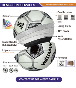 Pallone da Calcio Misura 5 con Pompa, Set Completo, Termosaldato, Certificato CE, per Partite di Livello Lega e Allenamento - Product Image 3