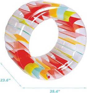 <span class=keywords><strong>Flotador</strong></span> Inflable Personalizado de Fábrica al por Mayor, 40'', <span class=keywords><strong>Rueda</strong></span> de Agua Colorida, PVC, para Niños y Adultos, Juguete para Piscina al Aire Libre - Product Image 3