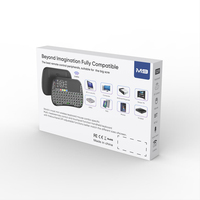 Control Remoto Inalámbrico M9 Air Mouse, Combo de Teclado y Mouse Inalámbrico 2.4G BT, Teclado para Juegos con Panel Táctil para Smart TV Box, Mini PC