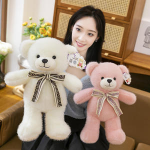 ตุ๊กตาหมีน่ารักแสนหวาน ของเล่นตุ๊กตาผ้าพลัฌใยฝ้าย PP เป็นมิตรกับสิ่งแวดล้อม ขายส่ง ตุ๊กตาปลอบใจ ของขวัญวันวาเลนไทน์ - Product Image 3