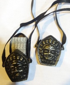 Pendentifs de boîte religieuse tibétaine à la mode Matériau en alliage de cuivre antique pour les occasions de cadeaux - Product Image 3